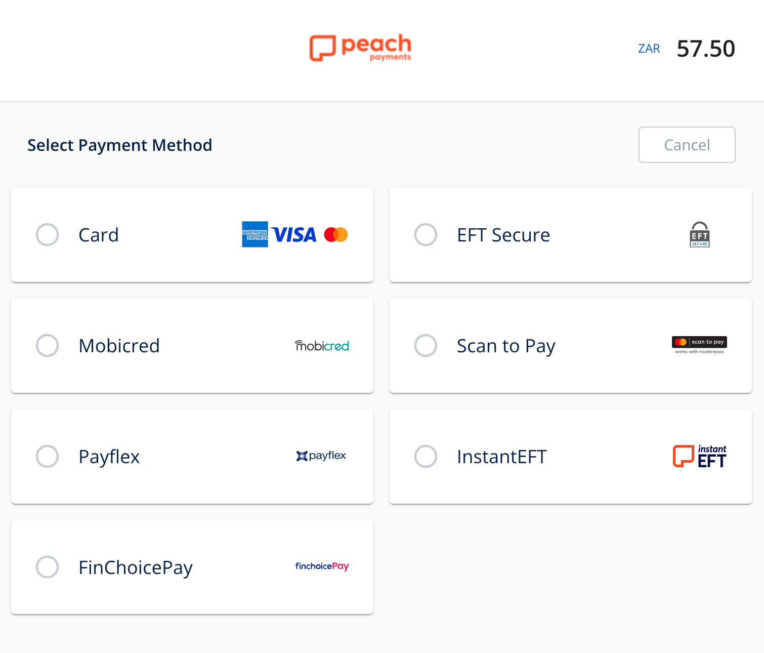 Ecwid Payment Gateway Peach Payments